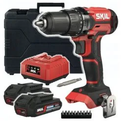 SKIL 3008 HD Perceuse/visseuse Sans Fil, 20V (2x 2,5Ah+Coffret De Transport )