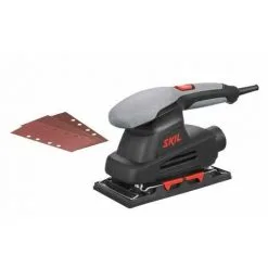 Skil Ponceuse Orbitale 7338 AA, Ponceuse 160 W, Avec 3 Feuilles Abrasives