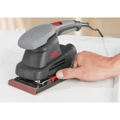 Skil Ponceuse Orbitale 7338 AA, Ponceuse 160 W, Avec 3 Feuilles Abrasives -Outils de Maison 40191540 4