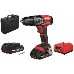 Perceuse à Percussion SKIL CD1E 3020HB Sur Batterie 20v Avec 2 Batteries 2,5Ah