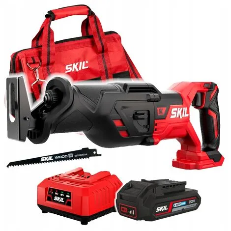 Scie Sabre Sans Fil Skil 20V 3480 DA (1x2.5Ah Sac) 1 Scie Sabre Sans Fil Skil 20V 3480 DA (1x2.5Ah Sac)